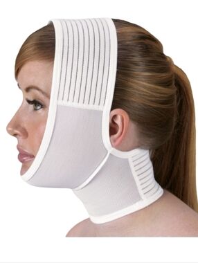 DESIGN VERONIQUE Unisex Facial & Neck Plastic Surgery Compression Garment Sz L
